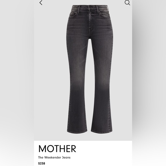 MOTHER Denim - MOTHER Women's Charcoal Flare Jeans